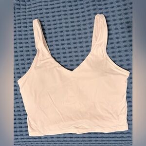 Light Pink Workout Crop Top